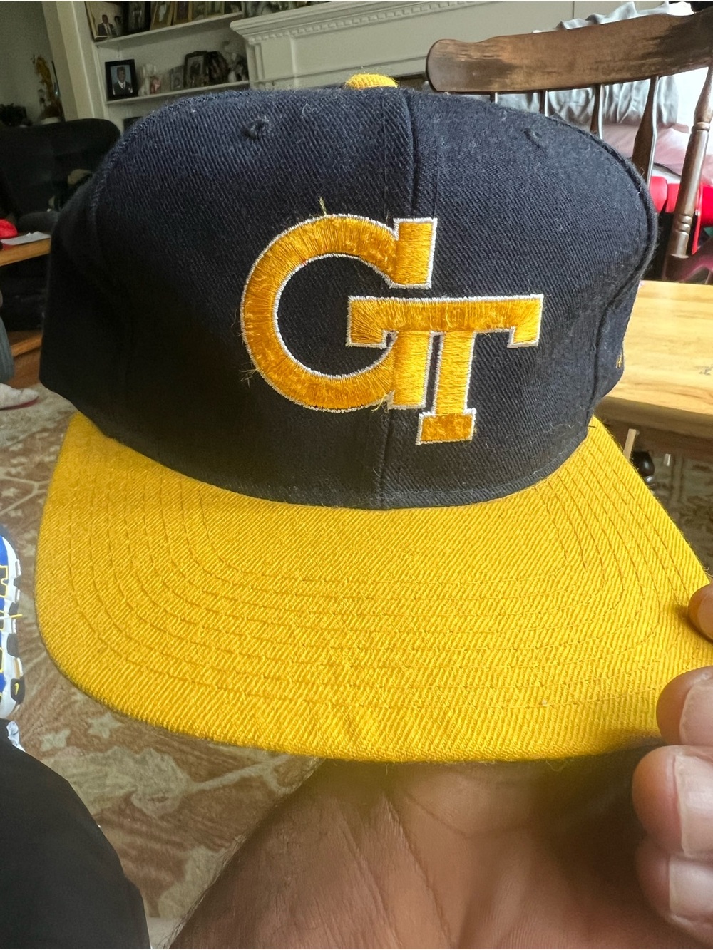 STARTER Navy and Gold GT Embroidered Snapback Hat